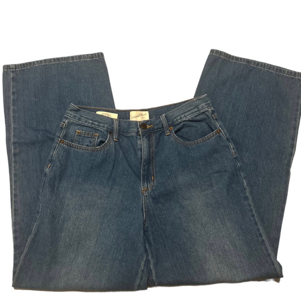 High Waisted Wide Leg Universal Thread Jeans Size 8